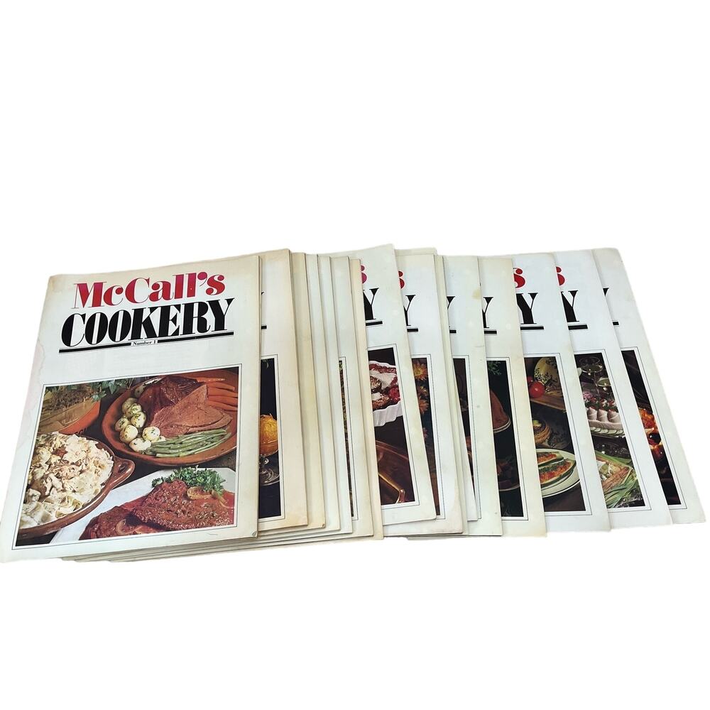 McCall's Cookery Magazine Issues 1-16 1983-85 Recipes & Homemaking Vintage
